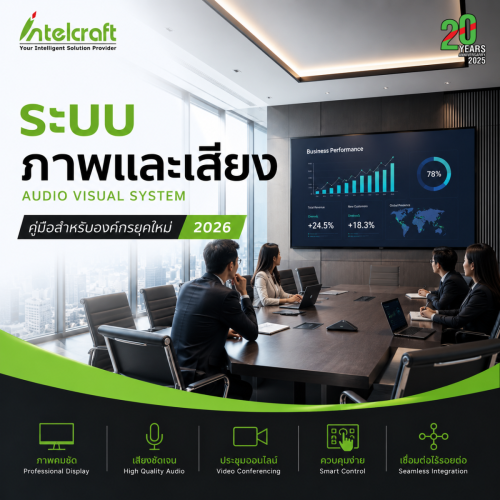 Compview Audio Visual ระบบภาพและเสียง (Audio Visual System) คืออะไร? - Intelcraft Solutions